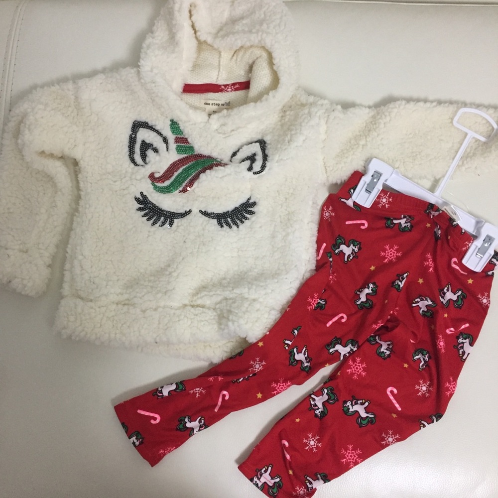 One step up Cute Unicorn warm outfit